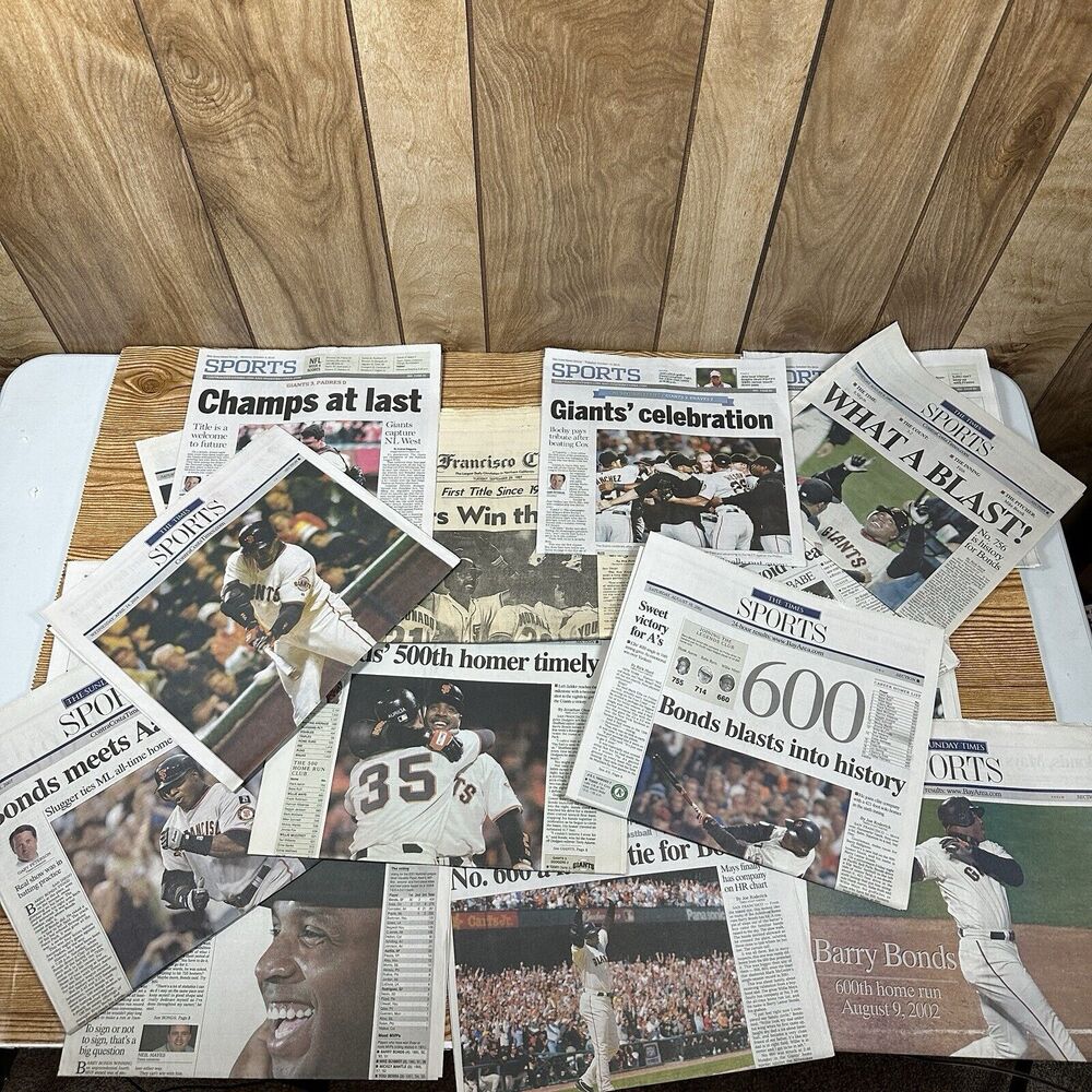 Vintage Newspapers San Francisco‎ Giants World Series Celebrations LOT